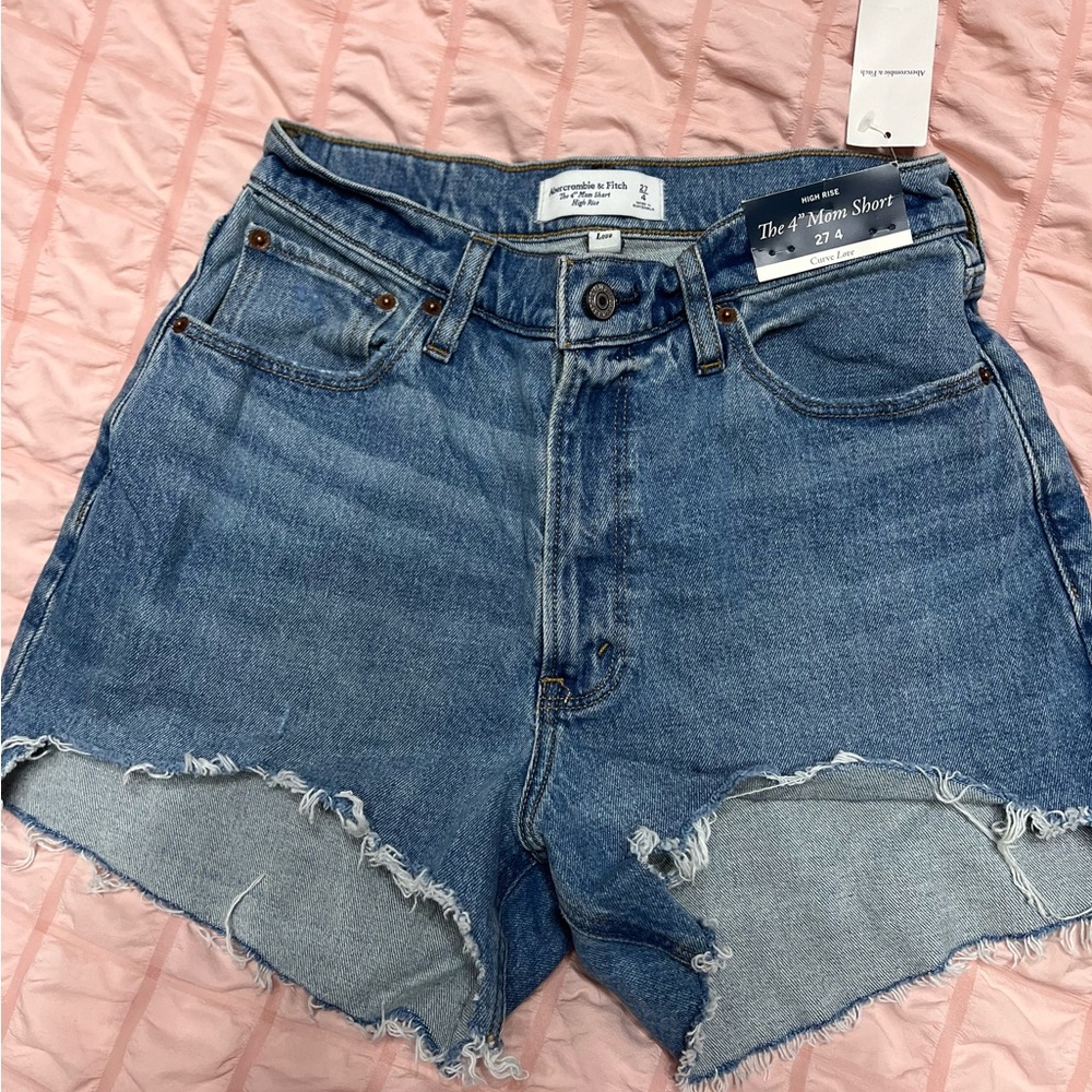 Abercrombie & Fitch Blue Jean Shorts